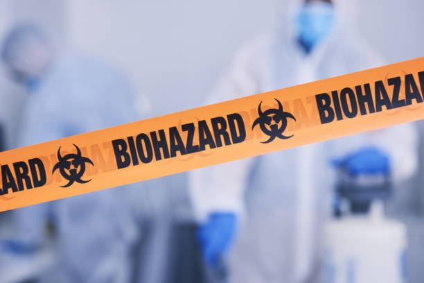 Professional Biohazard technician working in Lena, WI